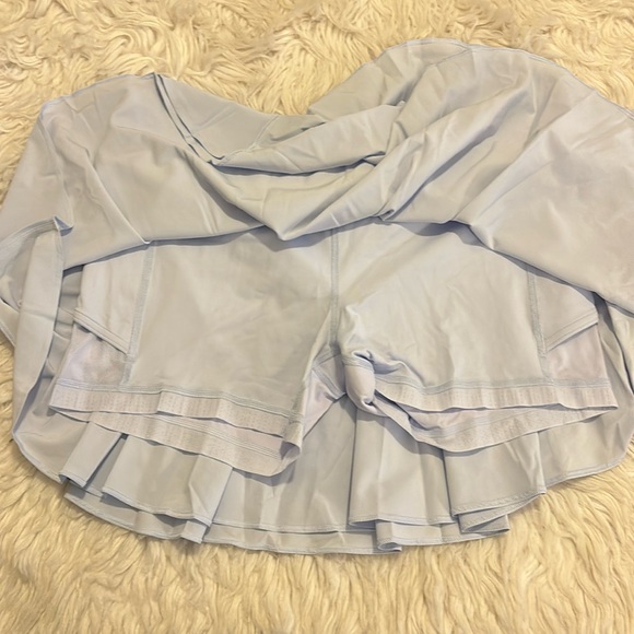 Lululemon Court Rival HR Skirt Long, Blissful Blue, Size 14 - Picture 6 of 6